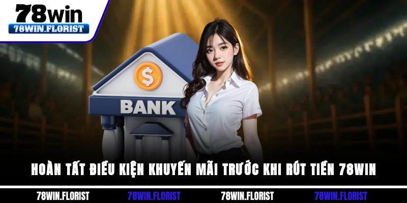 Hoàn tất điều kiện khuyến mãi trước khi rút tiền 78win